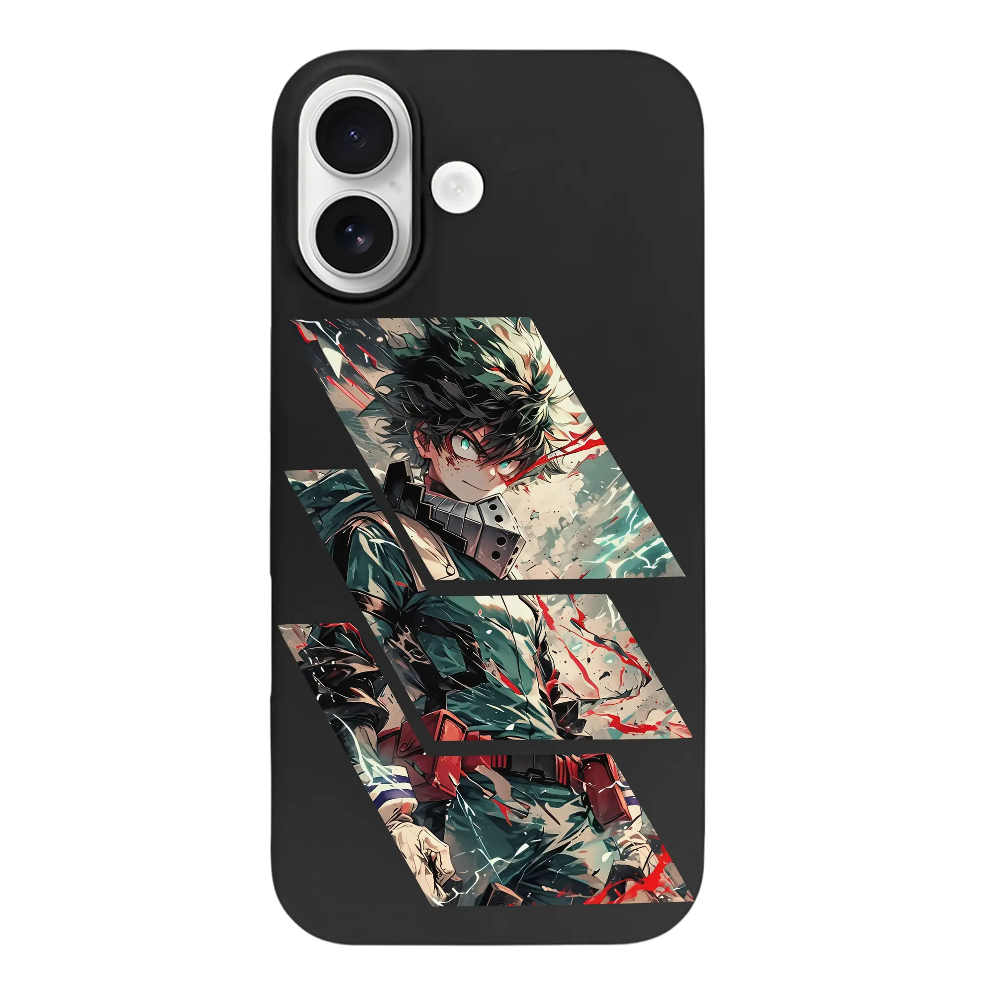 僕のヒーローアカデミア グッズ,緑谷出久 - iPhone 17 シリーズ シリコンケース 薄型 耐衝撃 指紋防止 ソフトタッチカバー 精密フィット 傷防止 保護ケース iPhone 17/17 Air/17 Pro/17 Pro Max 対応